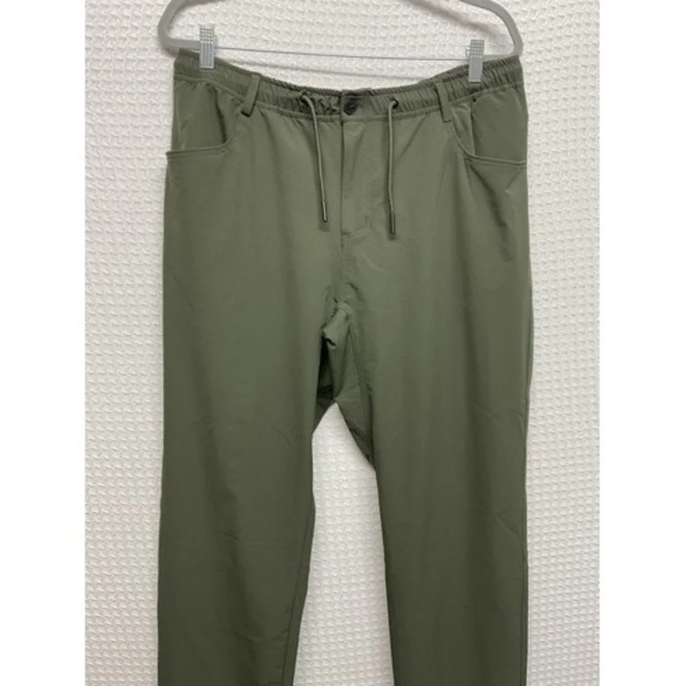 NWT BYLT Premium Basics Olive Stretch Cargo Ripstop Jogger Pants Men XL China